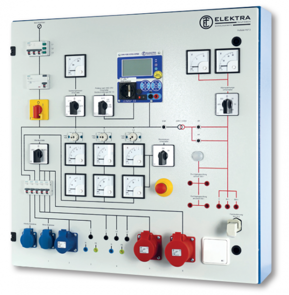 Prüftafel PST 02 ohne Gerätetester